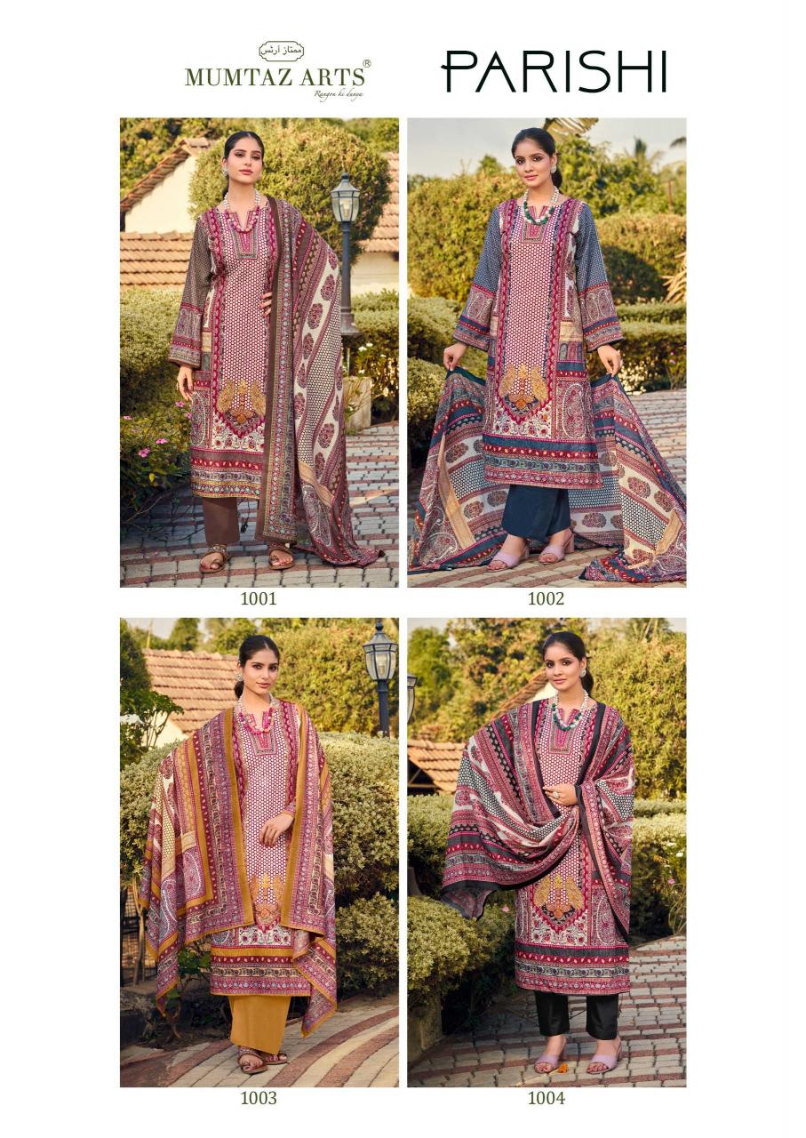 Mumtaz Arts Parishi catalog unstitched dress material wholesale