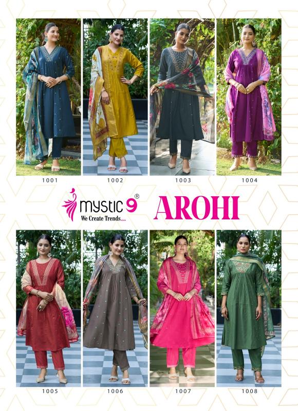 Mystic 9 Arohi vol 1 catalog fabindia kurtis indian price