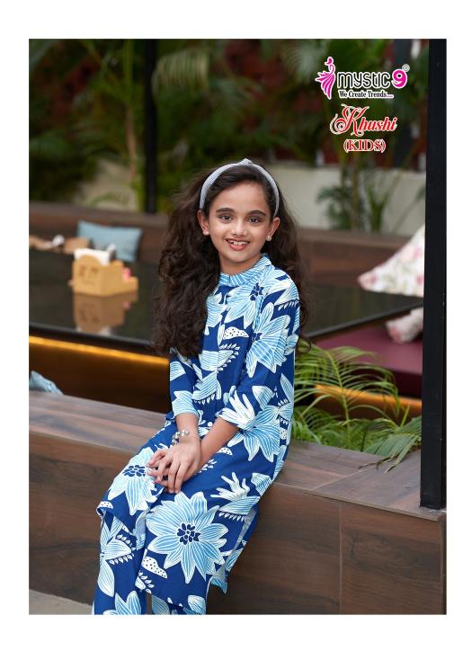 Mystic 9 Khushi Vol 2 catalog kids wear co ors set