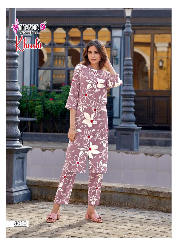 Mystic 9 Khushi Vol 5 catalog coord set women under ₹1000
