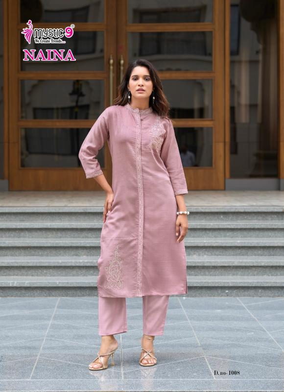 Mystic 9 Naina vol 1 catalog co ord set wholesale in mumbai