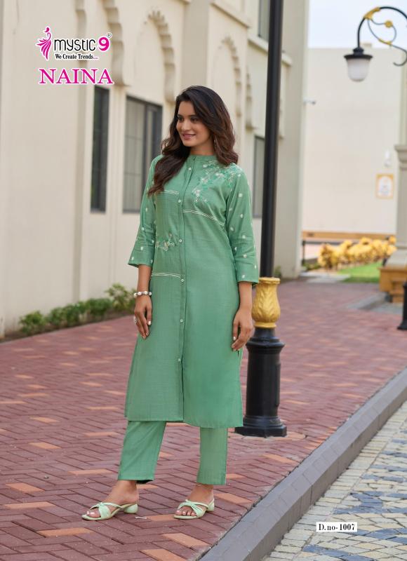 Mystic 9 Naina vol 1 catalog co ord set wholesale in mumbai