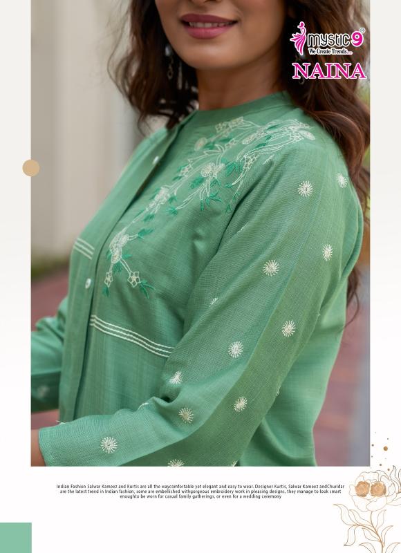 Mystic 9 Naina vol 1 catalog co ord set wholesale in mumbai