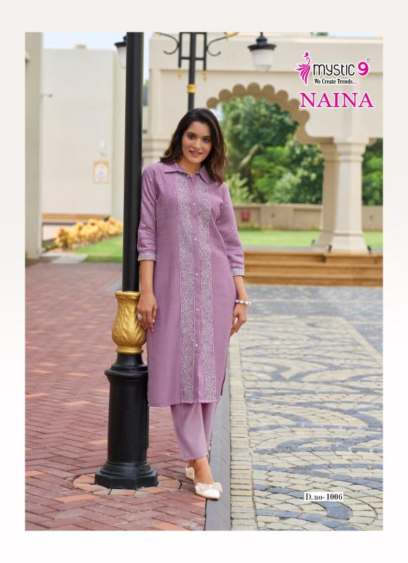 Mystic 9 Naina vol 1 catalog co ord set wholesale in mumbai