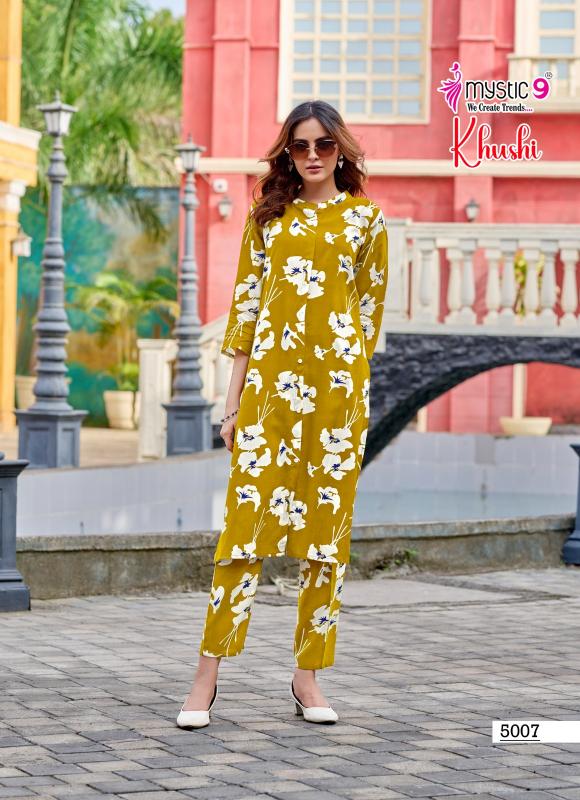 Mystic9 Khushi Vol-5 – Long Cord Set - Wholesale Catalog