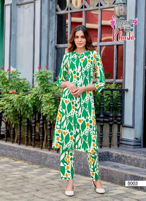 Mystic9 Khushi Vol-5 – Long Cord Set - Wholesale Catalog