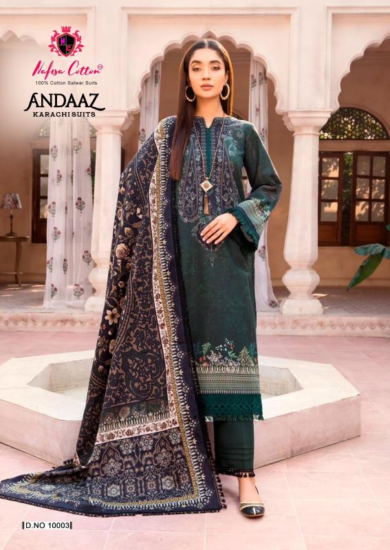 Nafisa Andaaz Karachi Suits vol 10 catalog pakistani suits wholesaler in india