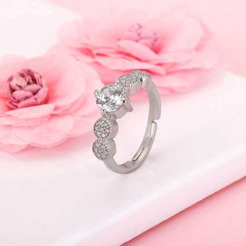 Nitya Silver Attracted To You Ring 