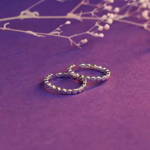 Nitya Silver Beauty of Elegance Toe Rings