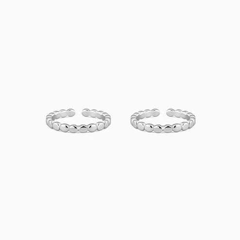 Nitya Silver Beauty of Elegance Toe Rings