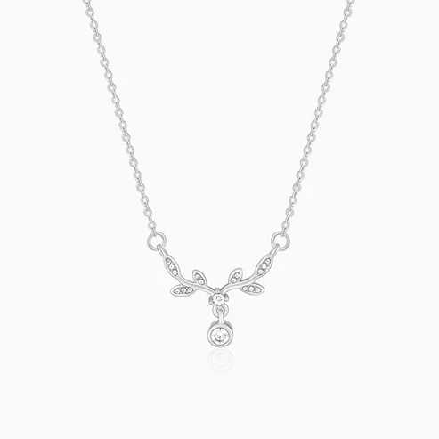 Nitya Silver Branchful Necklace 