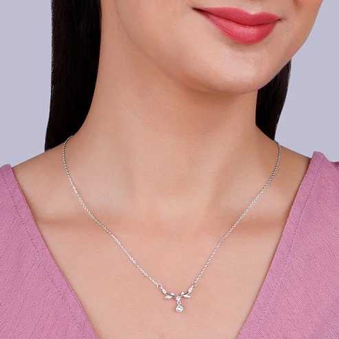Nitya Silver Branchful Necklace 