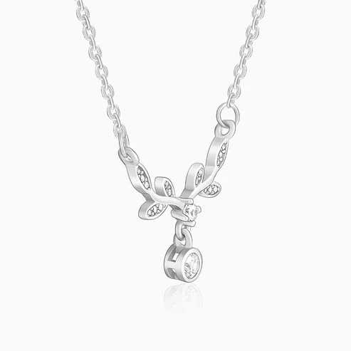 Nitya Silver Branchful Necklace 