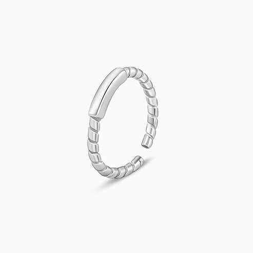 Nitya Silver Classic Shine Toe Rings
