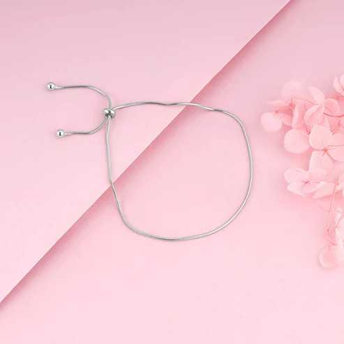 Nitya Silver Classic Slider Anklet