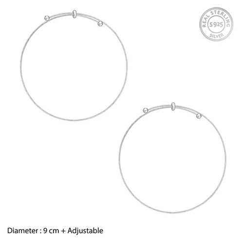 Nitya Silver Classic Slider Anklet