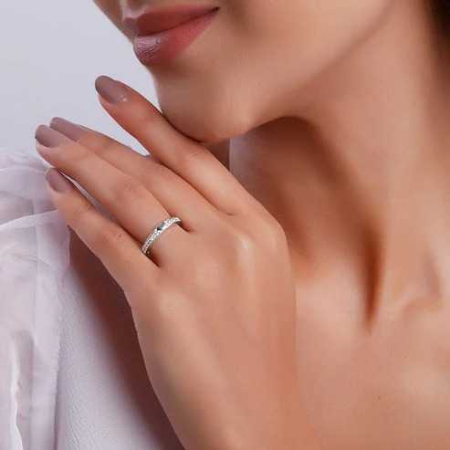 Nitya Silver Deeply Ring