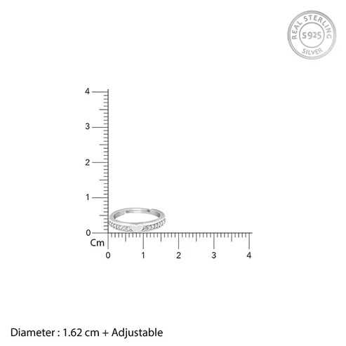 Nitya Silver Deeply Ring