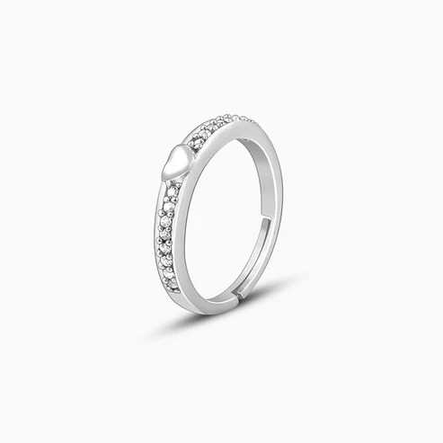 Nitya Silver Deeply Ring