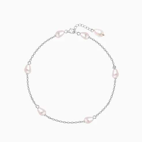 Nitya Silver Iridescent Pearl Bracelet