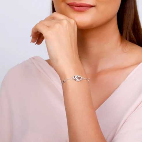 Nitya Silver Locked in Infinity Bracelet