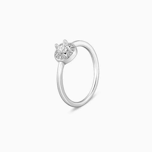 Nitya Silver Lovely Moments Ring