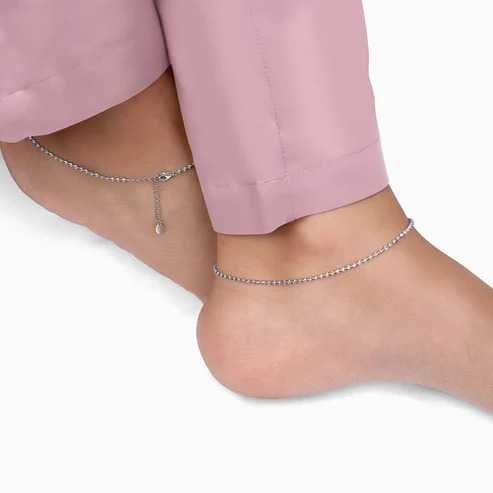 Nitya Silver Perfect Choice Anklet 