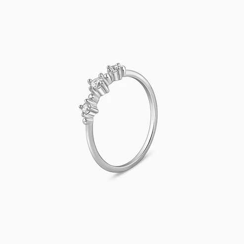 Nitya Silver Precious Moment Ring 