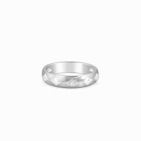 Nitya Silver Timeless Ring For Him