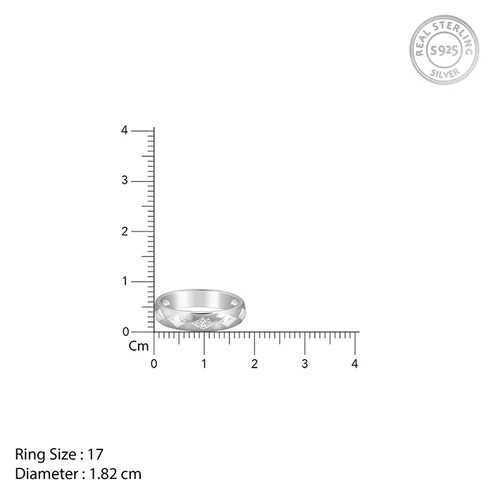 Nitya Silver Timeless Ring For Him