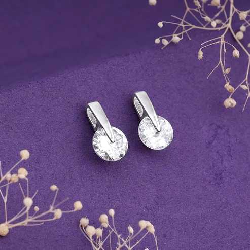 Nitya Zircon Twirl Earring