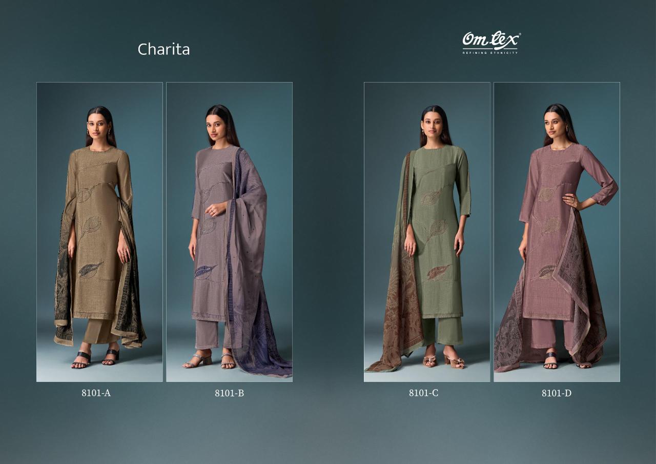 Omtex Charita catalog salwar kameez suppliers wholesale