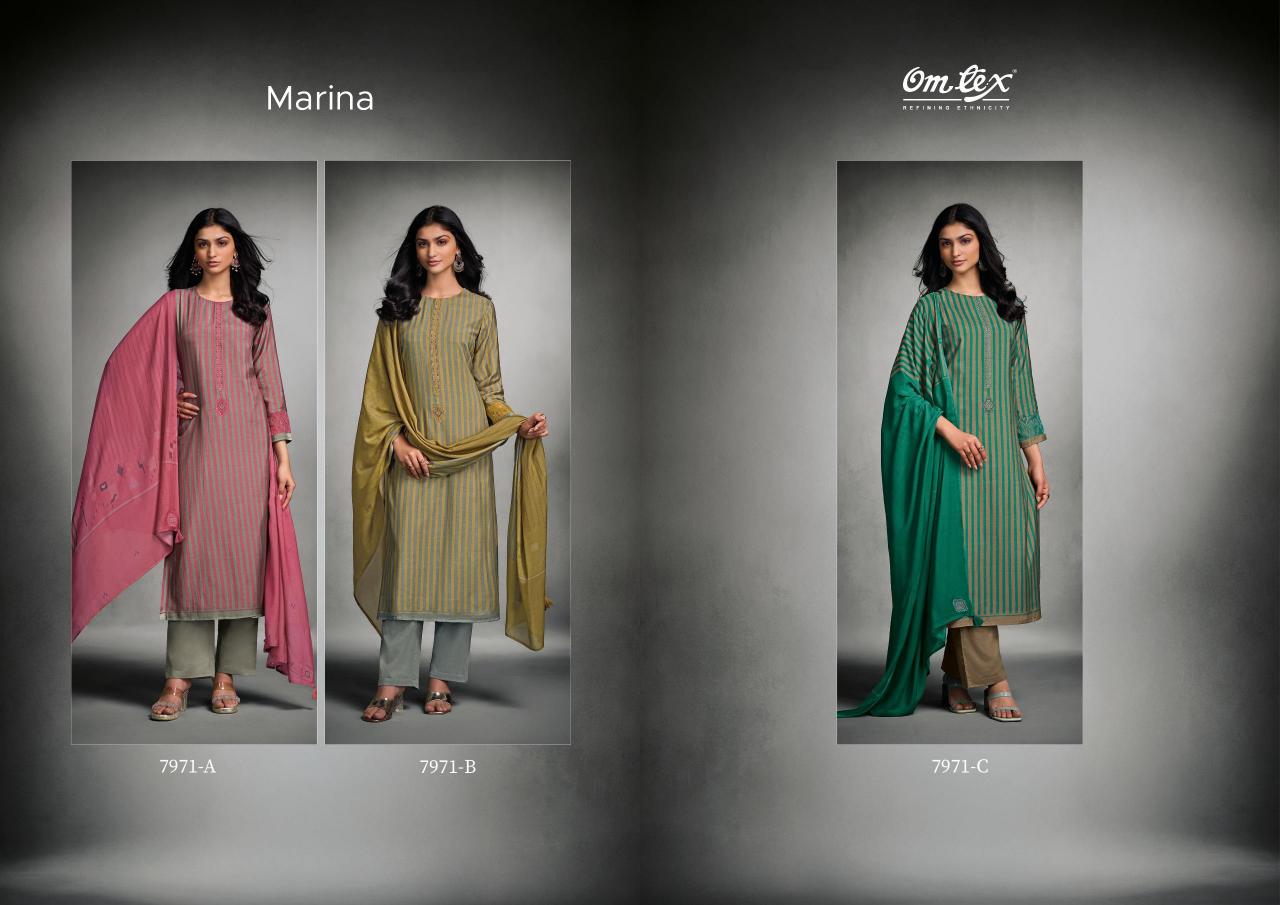 Omtex Marina catalog salwar kameez pakistani wholesale