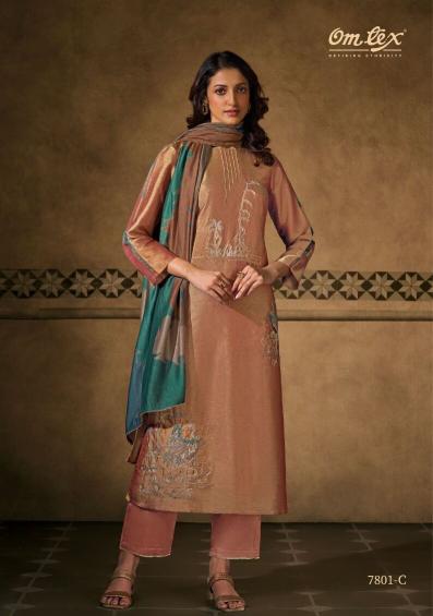 Omtex Peacock Threads catalog wholesale indian salwar kameez