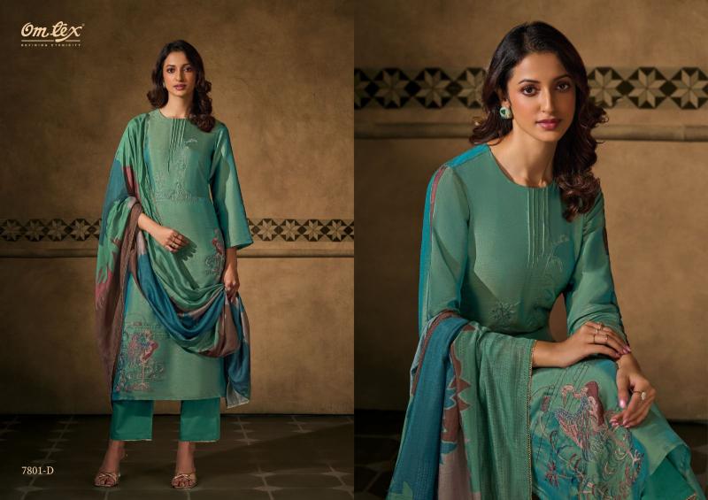 Omtex Peacock Threads catalog wholesale indian salwar kameez