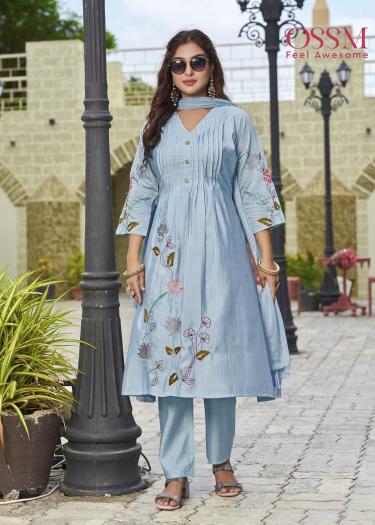 Ossm Festive Stories Vol 5 catalog branded kurti wholesale in delhi