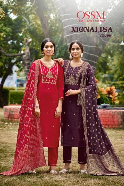 Ossm Monalisa Vol 6 catalog indian kurti ankle length