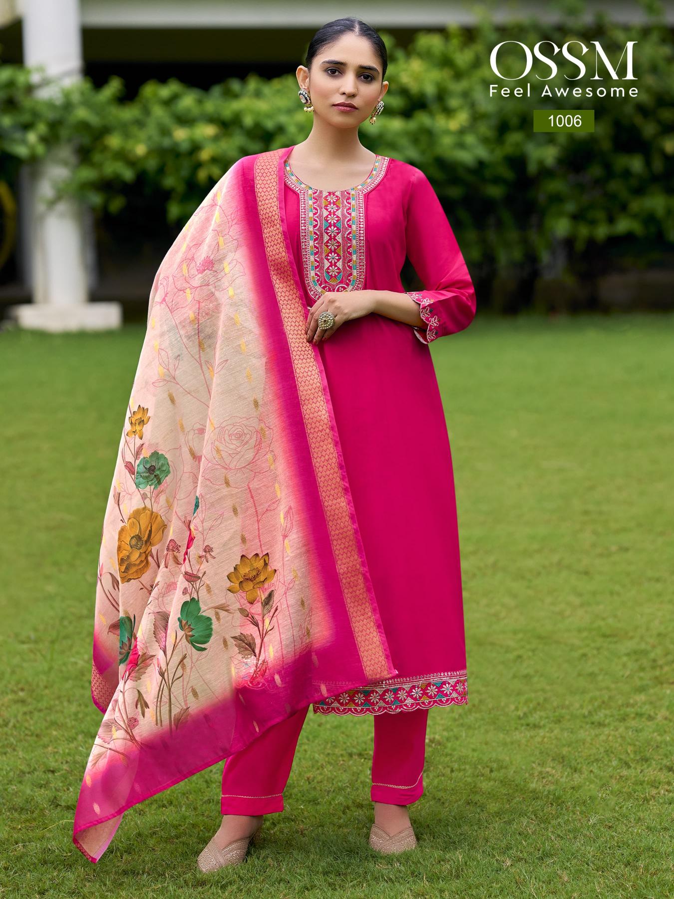 Ossm Resham catalog anarkali kurtis online shopping india