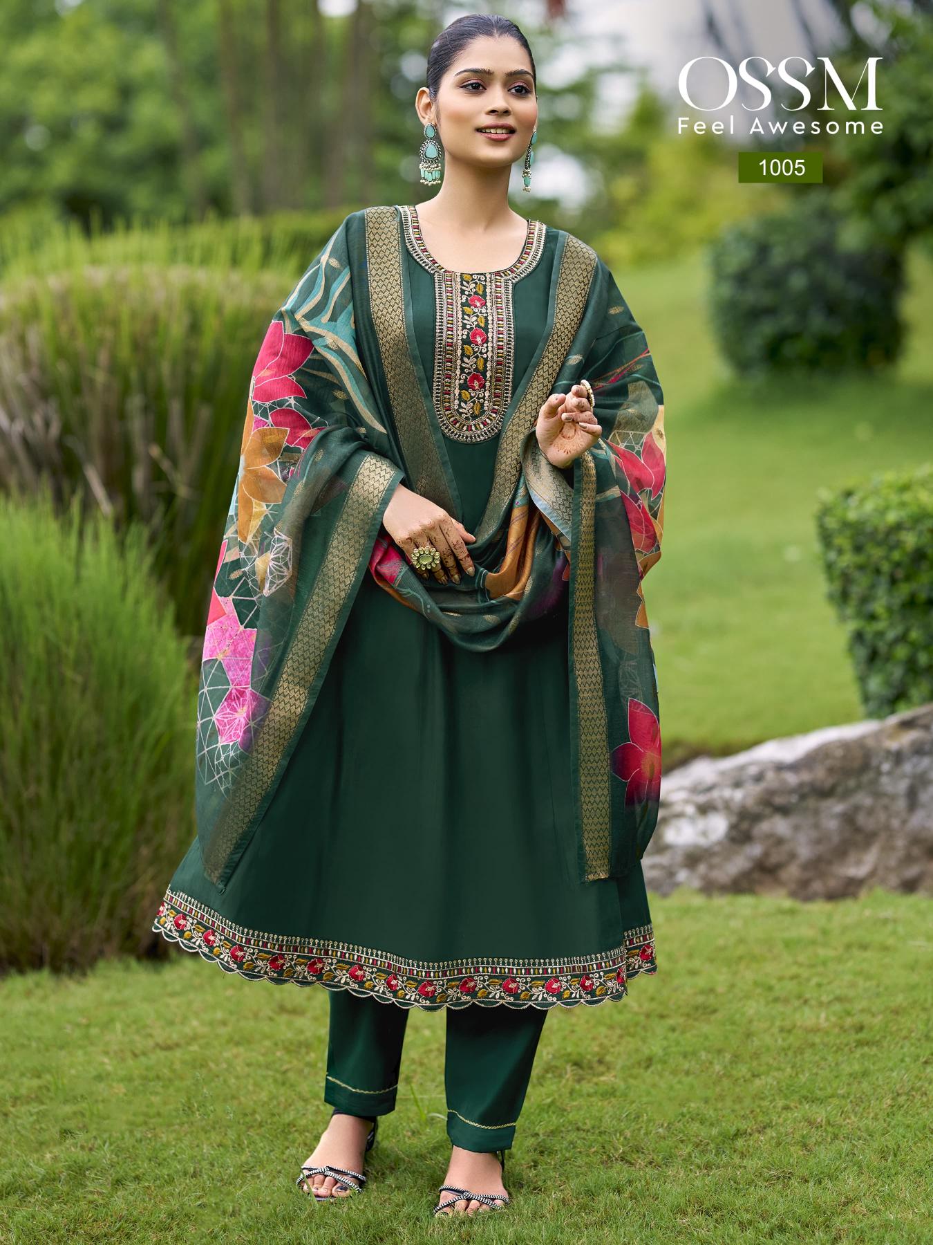 Ossm Resham catalog anarkali kurtis online shopping india