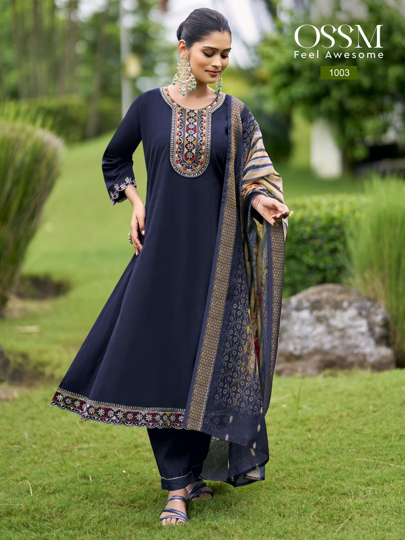 Ossm Resham catalog anarkali kurtis online shopping india