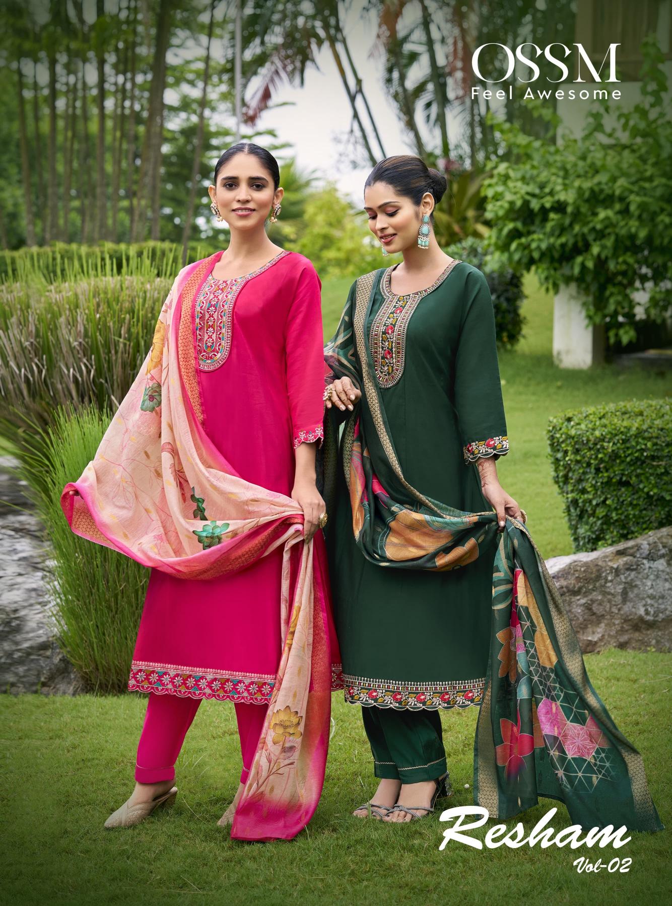 Ossm Resham catalog anarkali kurtis online shopping india