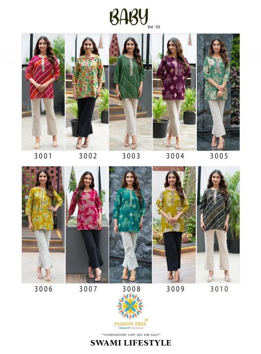 Passion Tree Baby Vol 3 Catalog tunics kurtis online india