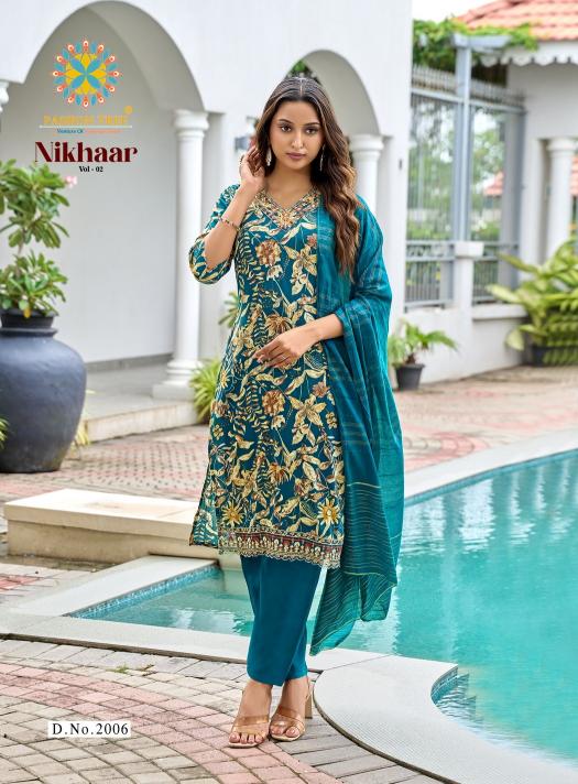 Passion Tree Nikhaar Vol 2 Catalog office wear kurtis online india