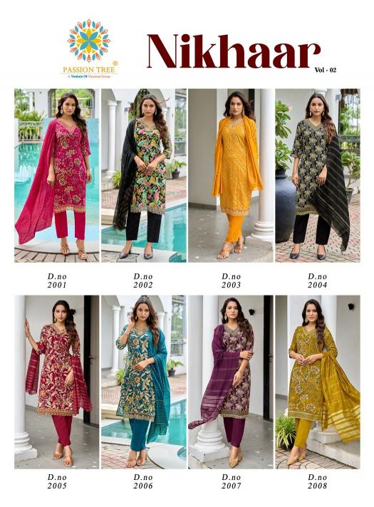 Passion Tree Nikhaar Vol 2 Catalog office wear kurtis online india