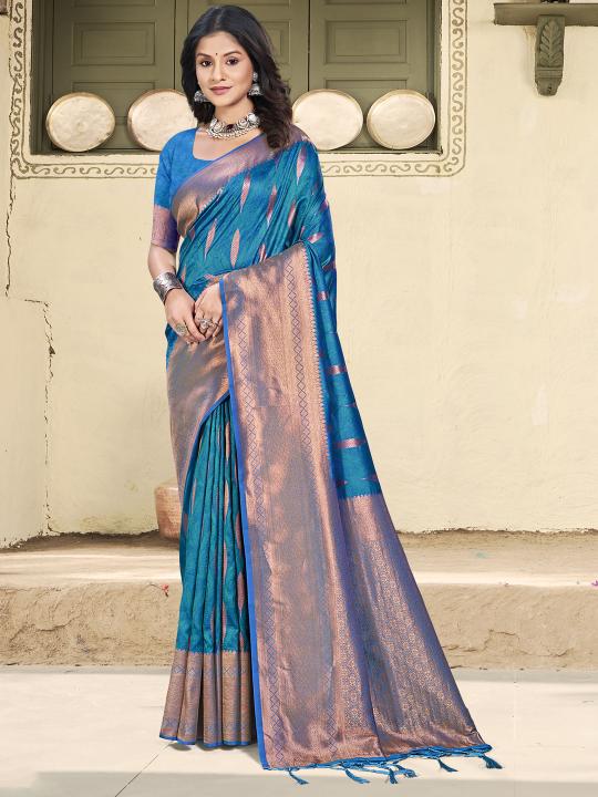 Pinkvilla by astita fancy designer SILK fabric saree wholesale with Fancy latkan 