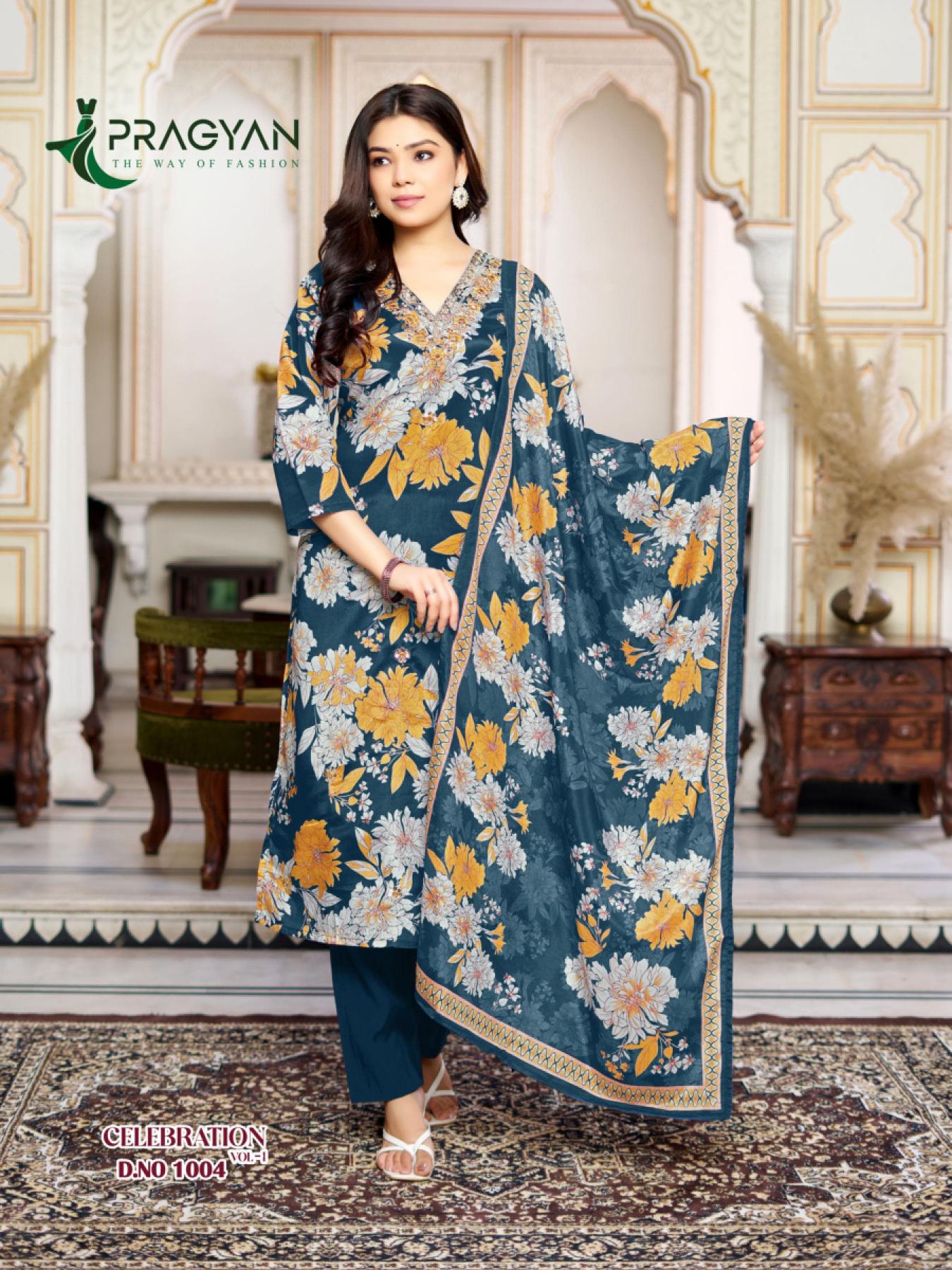 Pragyan Celebration vol 1 catalog branded designer kurti wholesale shops in mumbai