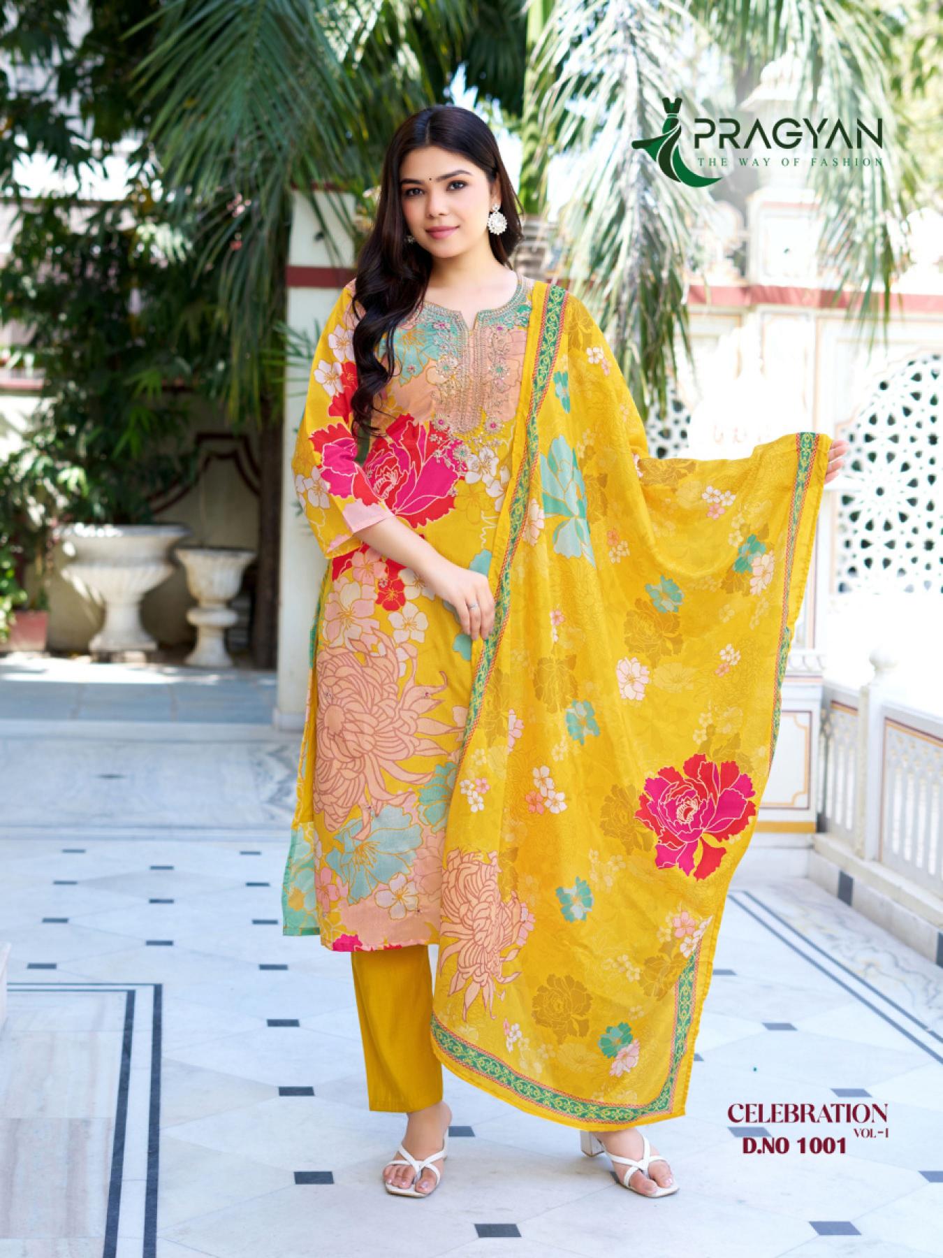 Pragyan Celebration vol 1 catalog branded designer kurti wholesale shops in mumbai