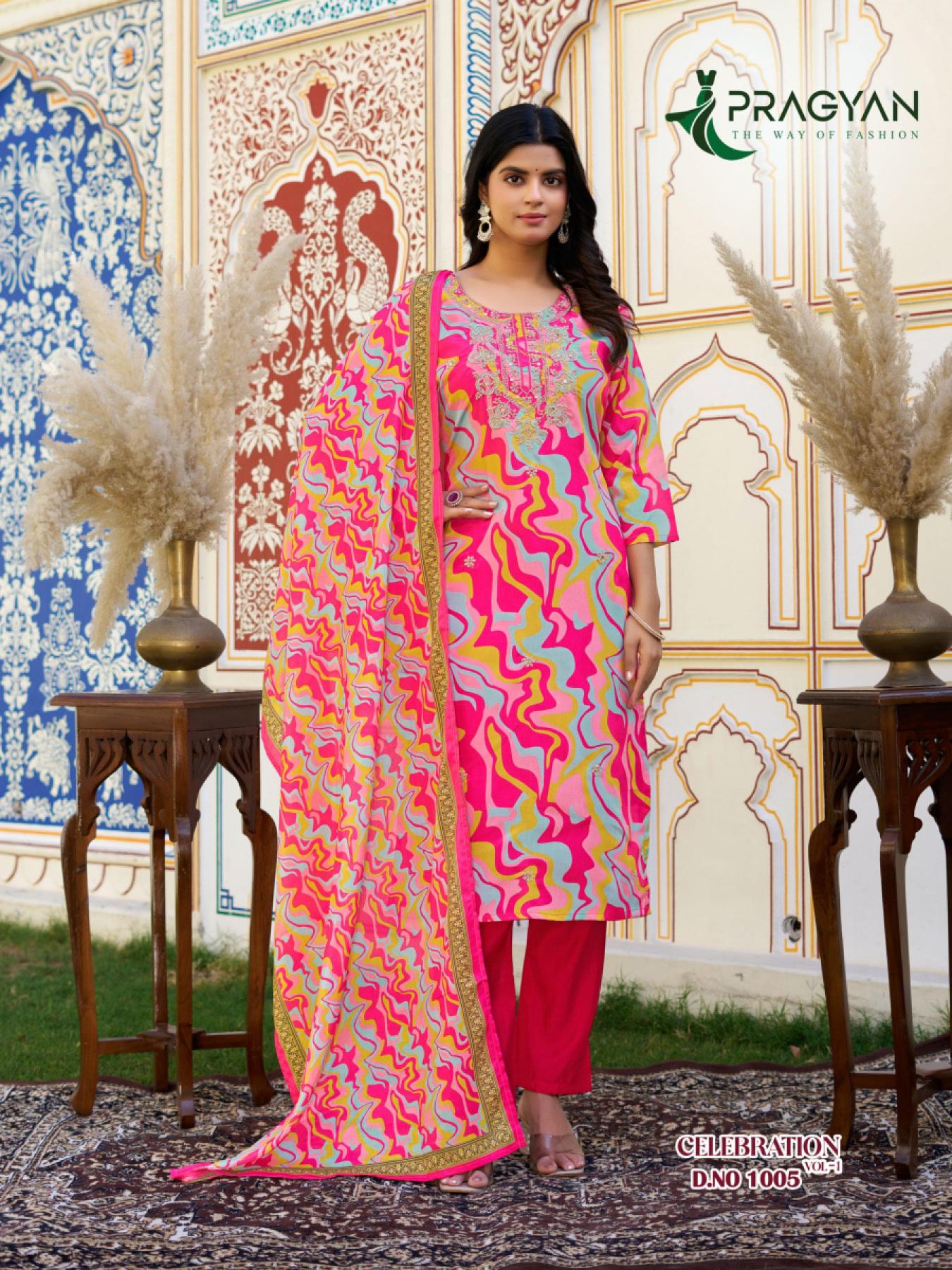 Pragyan Celebration vol 1 catalog branded designer kurti wholesale shops in mumbai