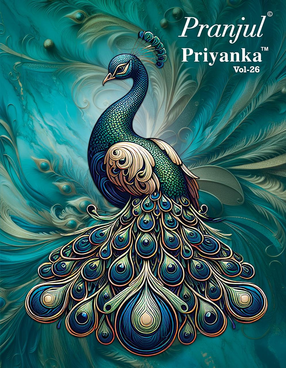 Pranjul Priyanka Vol-26 – Dress Material - Wholesale Catalog