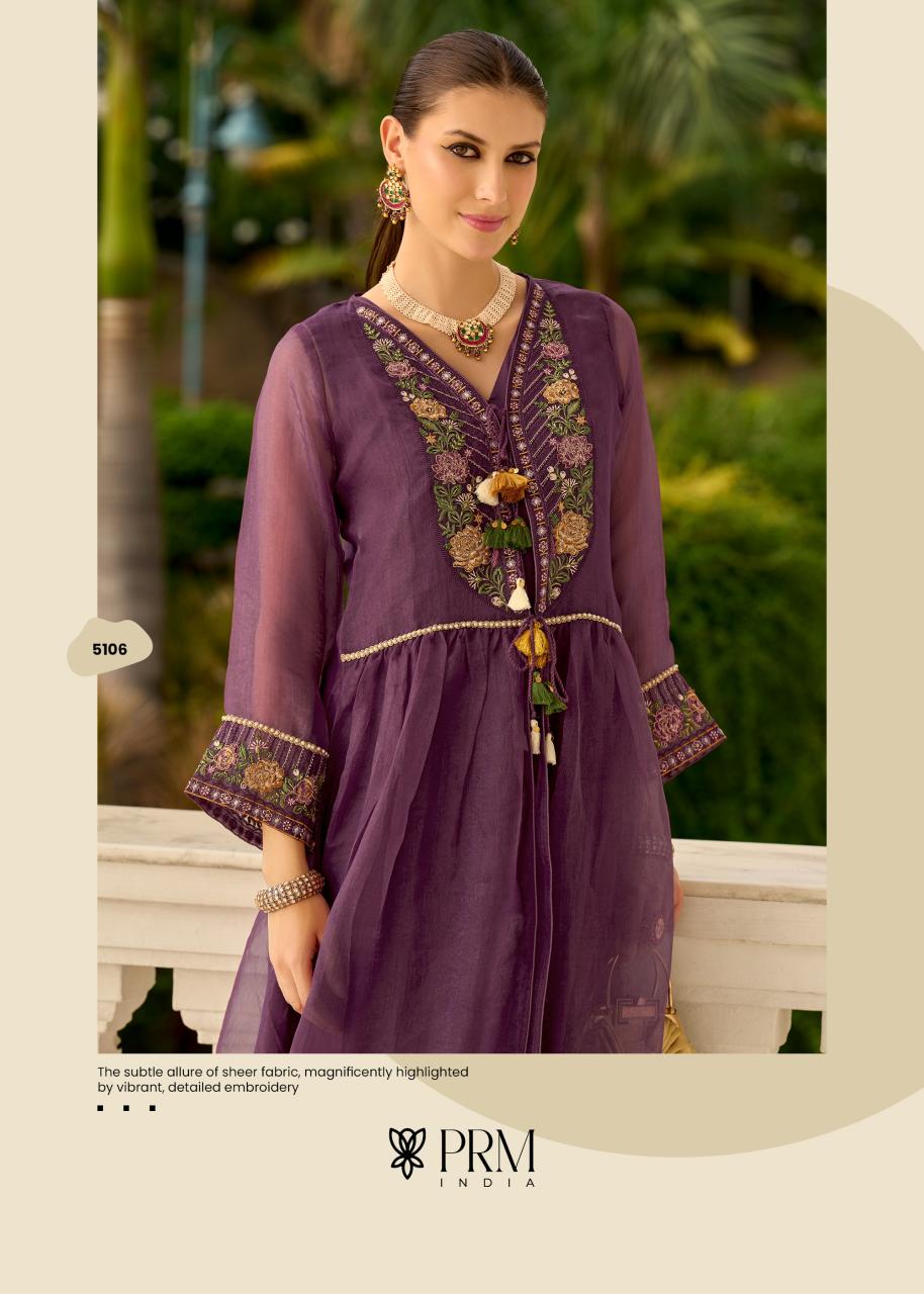 PRM India Swara catalog kurti net sleeves designs catalogue